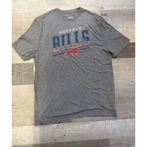 Buffalo Bills Shirt Mens Large NFL Football Patriotic Stars Stripes Fanatics